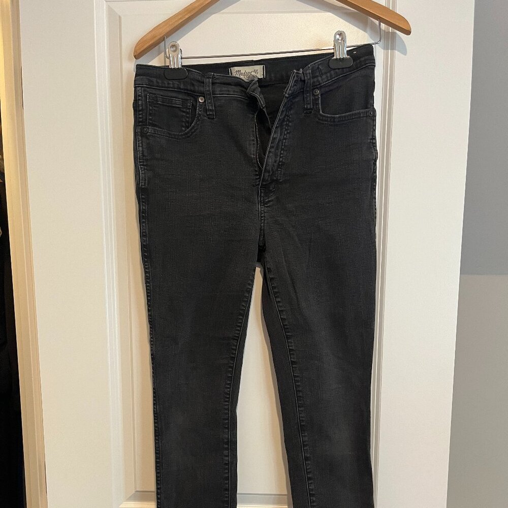 Madewell 10" High Rise Skinny Jean Black Size 29